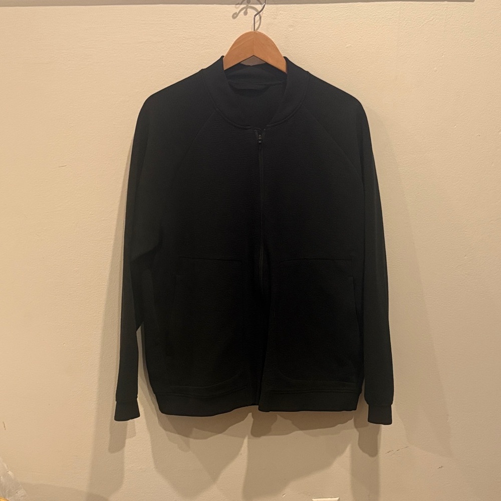 lululemon athletica Men's Black Zip-Up Sweater